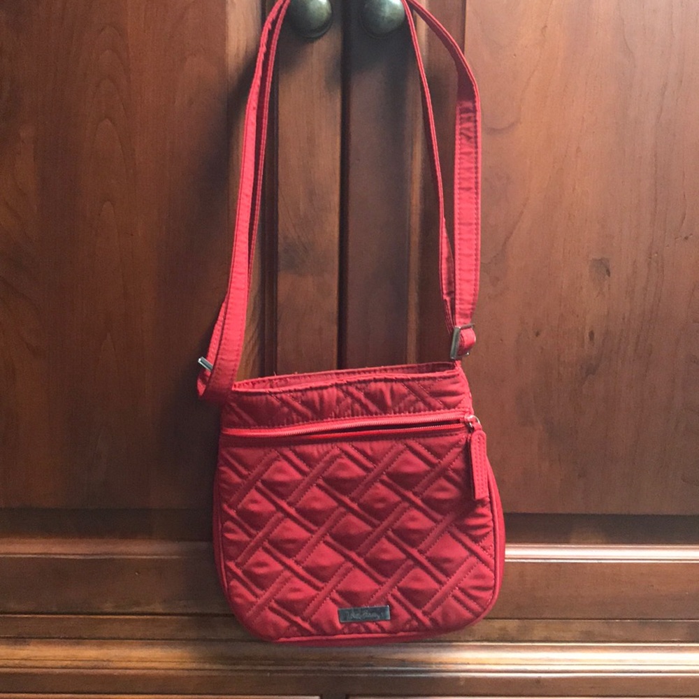 Vera Bradley cross body bag red